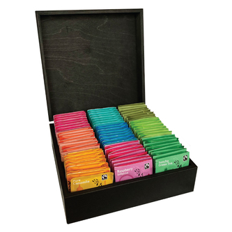 The London Tea Company luxusní dřevěná kazeta mix sáčkových čajů 135ks - 9 druhů*