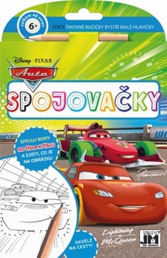 Spojovačky s tužkou Auta/Cars 15x21cm