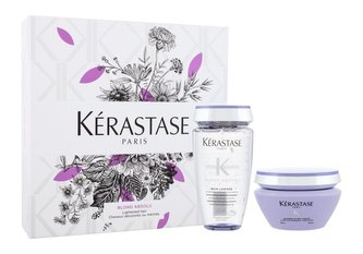 Kérastase Blond Absolu šampon Blond Absolu Bain Lumiére Hydrating Illuminating Shampoo 250 ml + maska na vlasy Blond Absolu Anti-Brass Blonde Perfecting Purple Masque 200 ml