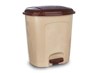 Koš odpadkový ORION 11,5l s pedálem béžovohnědý