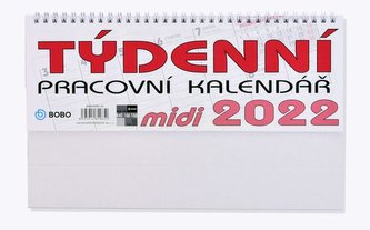 Pracovní midi týdenní 2022 - stolní kalendář