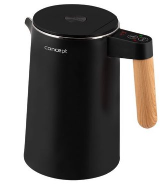 Concept Rychlovarná konvice nerezová 1,5 l Salt & Pepper černá RK3301
