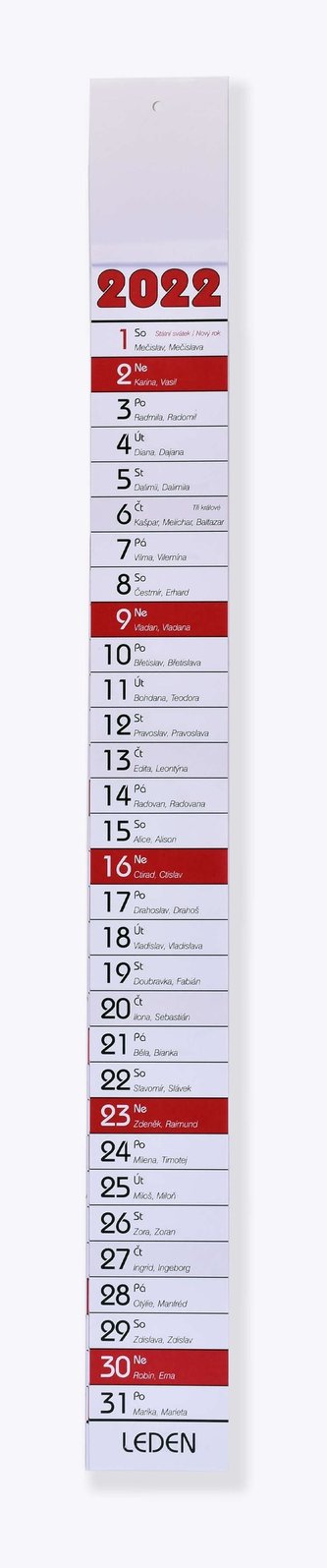 Vázankový lašé 2022 - nástěnný kalendář