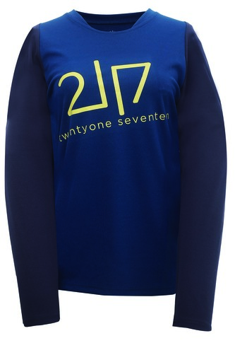 FALLET - dámský MTB top s dl.ruk. - Navy - 40