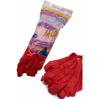 Mop Mikromop 140 g, mikrovlákno, plast, mix barev