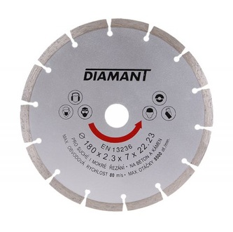 kotouč diamantový 180 segmentový