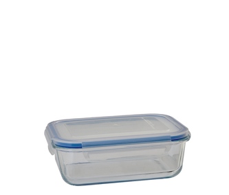Dóza tvrzené sklo,plast víko 1,0l 20x15x7cm