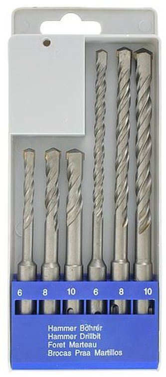 Vrtáky příklepové SDS+ 6 ks