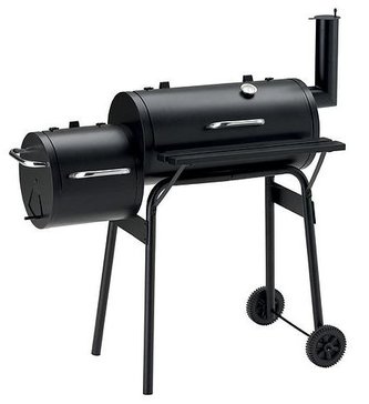 Gril kombinace s udírnou 100/110x53x90/110 cm BBQ Porter