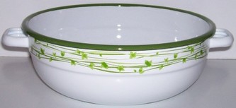 Mísa smalt 2,7 l dekor lístků