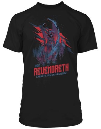 Pánské tričko World Of Warcraft: Shadowlands Visit Revendreth (XL) černá bavlna