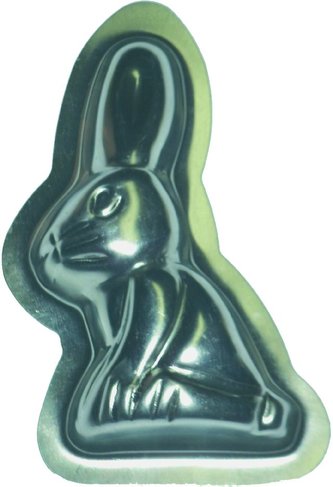 Forma zajíček 11 cm pocínovaná