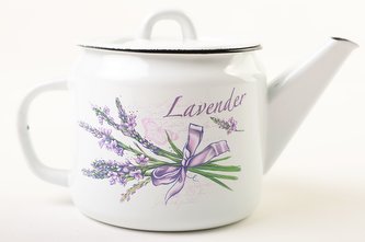Čajník 1 l smalt Olymp levandule