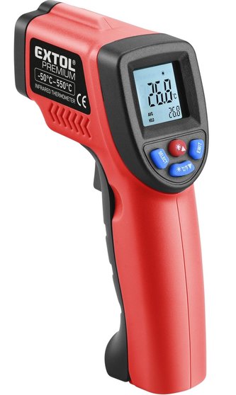 Teploměr bezkontatktní IR průmyslový (-50°až 550°C) Teploměr bezkontatktní IR průmyslový (-50°až 550°C)