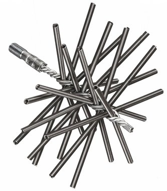 Kartáč rourový pružinový 160 mm M12 ocel