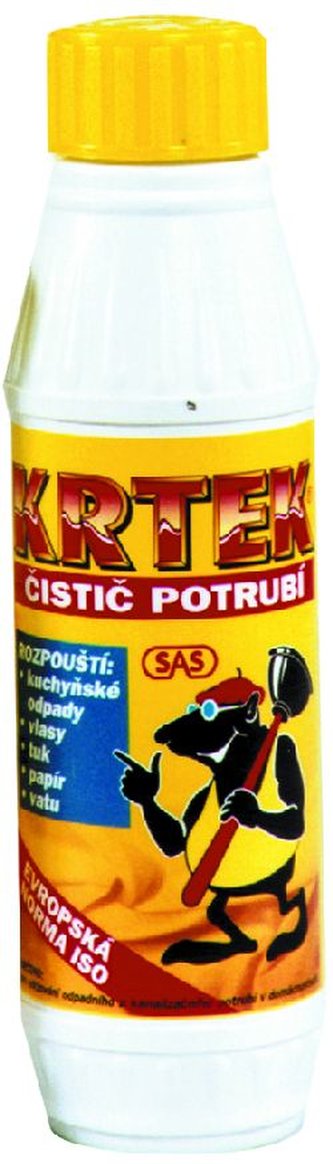 Čistič potrubí  KRTEK 900 g