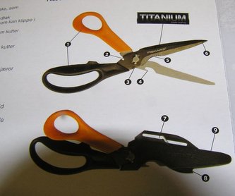 Nůžky multifunkční Cuts+More 23 cm Nůžky multifunkční Cuts+More 23 cm