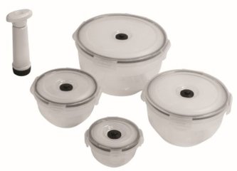 Dóza vakuovací 4 ks s pumpičkou Compactor