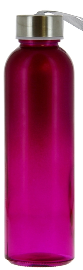 Láhev 500 ml skleněná HOLLYWOOD růžová
