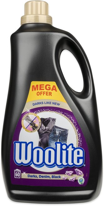 Gel prací Woolite darks, denim, black 3,6l - 60 dávek