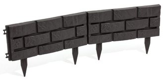 Obrubník zahradní 2,2 m plast hnědý