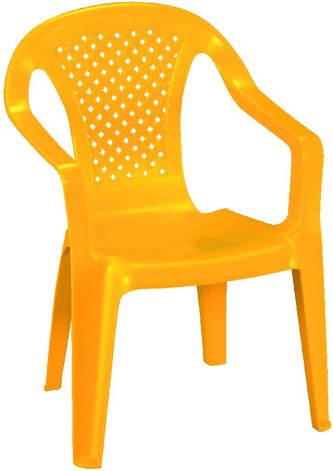 Křeslo dětské BAMBINI žluté
