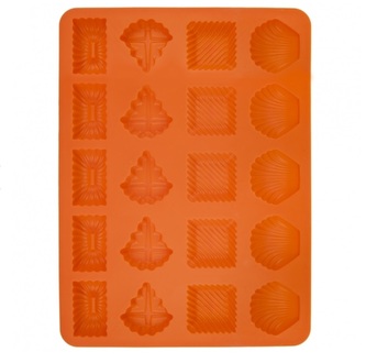 Forma na 20 ks pracen silikon oranžová