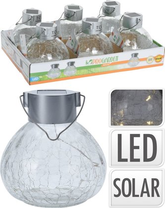 Lampa solární žárovka na zavěšení