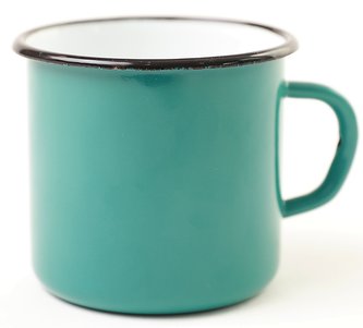 Hrnek smalt 0,25 l mořská vlna