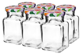 Sklenice zavařovací 150 ml 6 ks s víčkem