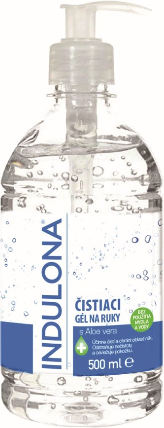 Gel hygienický 500ml s Aloe Vera Indulona