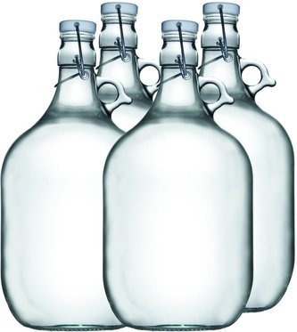 Demižon 5 l s patentním uzávěrem sklo