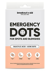 Breakout+aid Náplasti na akné s kyselinou salicylovou Emergency Dots 48 ks unisex
