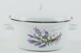 Rendlík 1 l smalt s poklicí levandule 16 cm