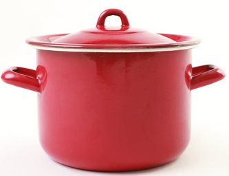 Hrnec smalt 2,4 l s poklicí ELEGANT RED 16 cm