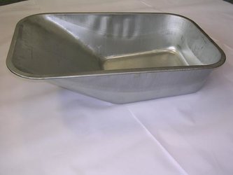 Korba na kolečko 80 l pozink