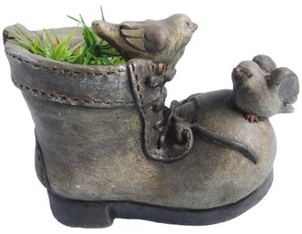 Dekorace zahradní květináč bota 30 x 19 x 23 cm