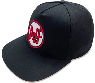 Čepice - kšiltovka snapback The Simpsons|Simpsonovi: Duff Logo (nastavitelná)