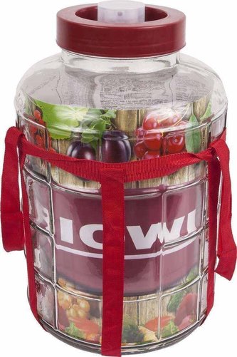 Demižon univerzální 10 l sklo s postrojem