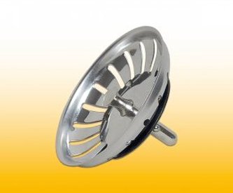 Zátka náhradní nerez pro dřezové výpusti 3 1/2\"