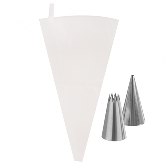 Sáček zdobící 20 cm/30 cm+špička zdobící 2 ks Sáček zdobící 20 cm/30 cm+špička zdobící 2 ks