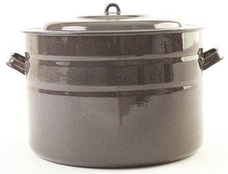 Hrnec gastro 40 l/42 cm s poklicí Olymp dekor hnědý granit