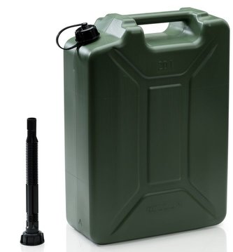 Kanystr na benzín 20 l Army plast