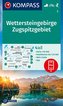 bis 2026KOMPASS Wanderkarte Wettersteingebirge, Zugspitzgebiet 1:50 000  LZ bis 2026