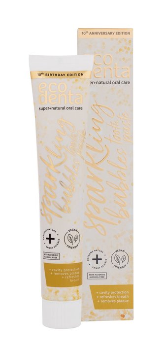 Ecodenta Zubní pasta s příchutí šampaňského (Sparkling Bubbles Toothpaste) 75 ml unisex