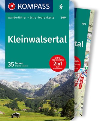 KOMPASS Wanderführer Kleinwalsertal 1:25.000