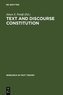 Text and Discourse Constitution