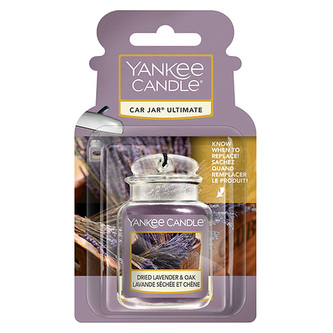 YANKEE CANDLE Dried Lavender & Oak vůně do auta visačka gelová