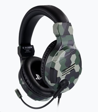 Bigben herní sluchátka s mikrofonem - zelené