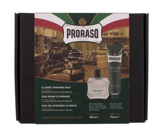 PRORASO Green balzám po holení Green 100 ml + krém na holení Green 150 ml